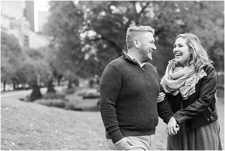 Chicago Grant Park Engagement Photos
