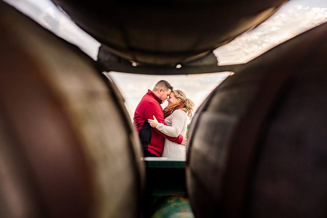 Amber and Anthony celebrate their Engagement at Destihl Brewery in Normal, Illinois