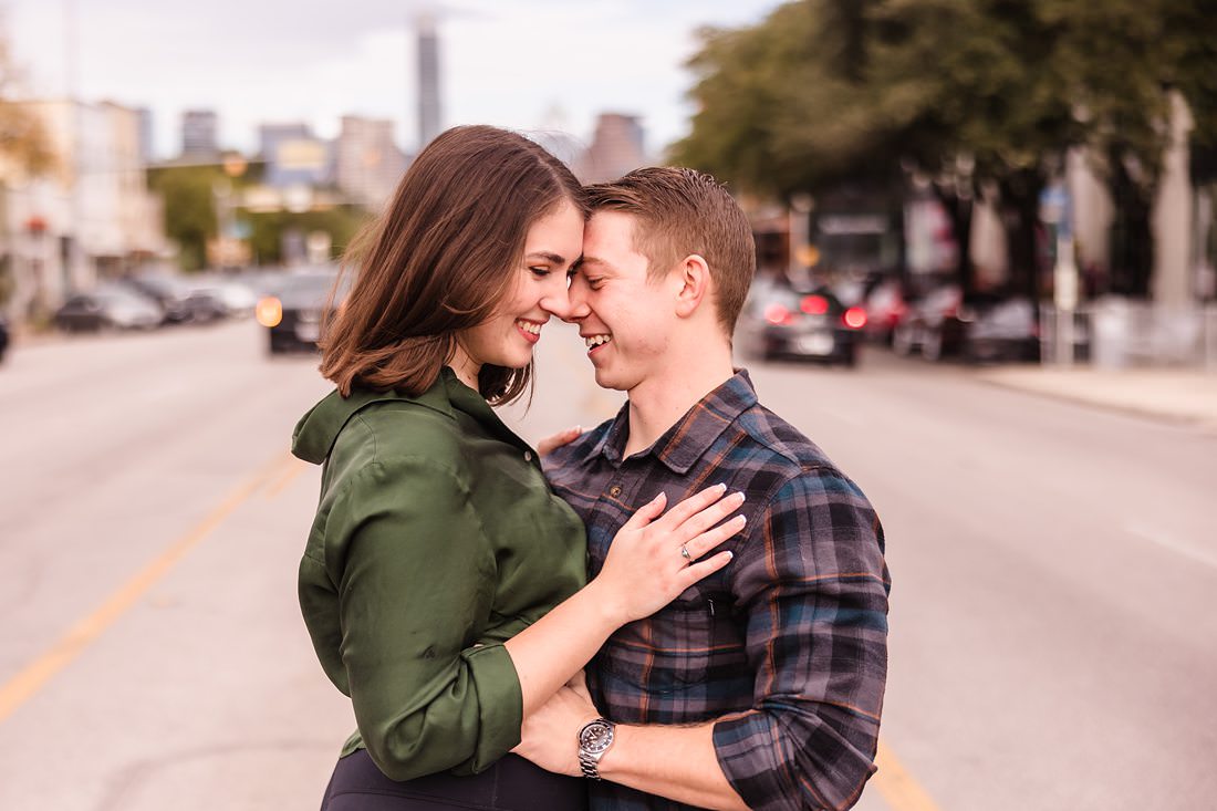 Lauren and Branden enjoy the afternoon on South Congress in downtown Austin, Texas