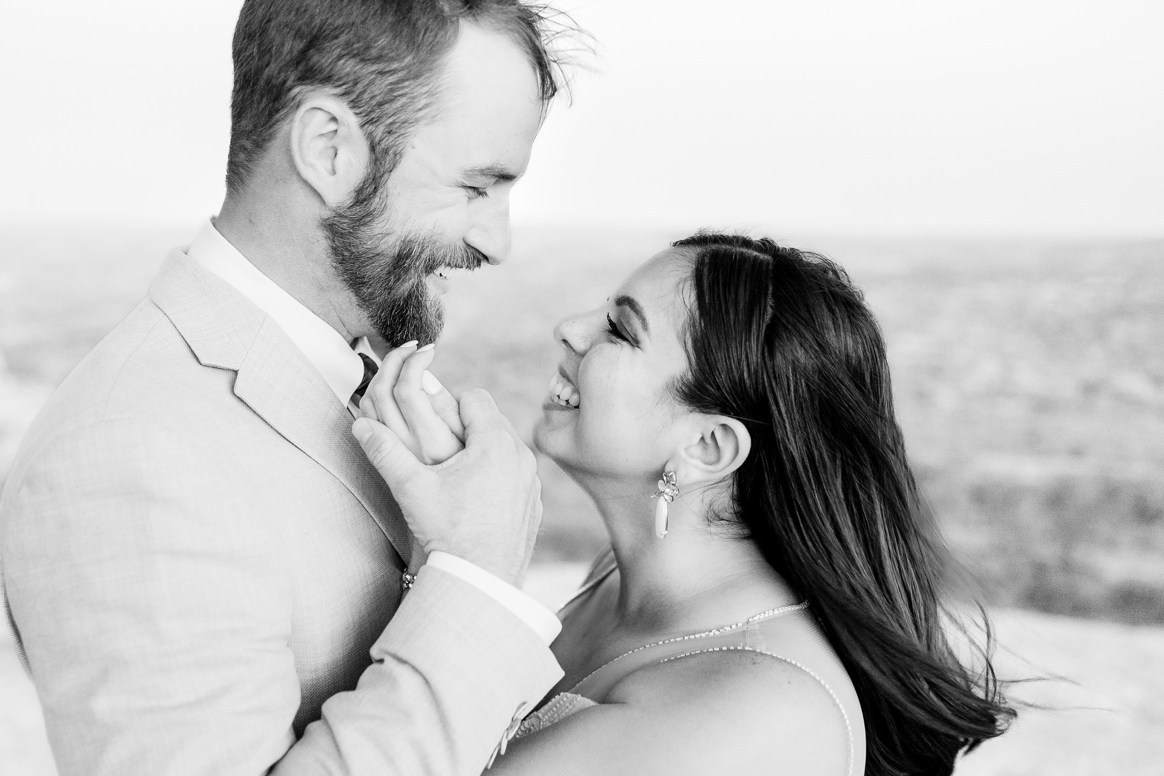 Couple celebrate their Anniversary at Enchanted Rock in Fredericksburg, Texas. Photograph taken by Austin Wedding Photographers, Joanna and Brett Photography