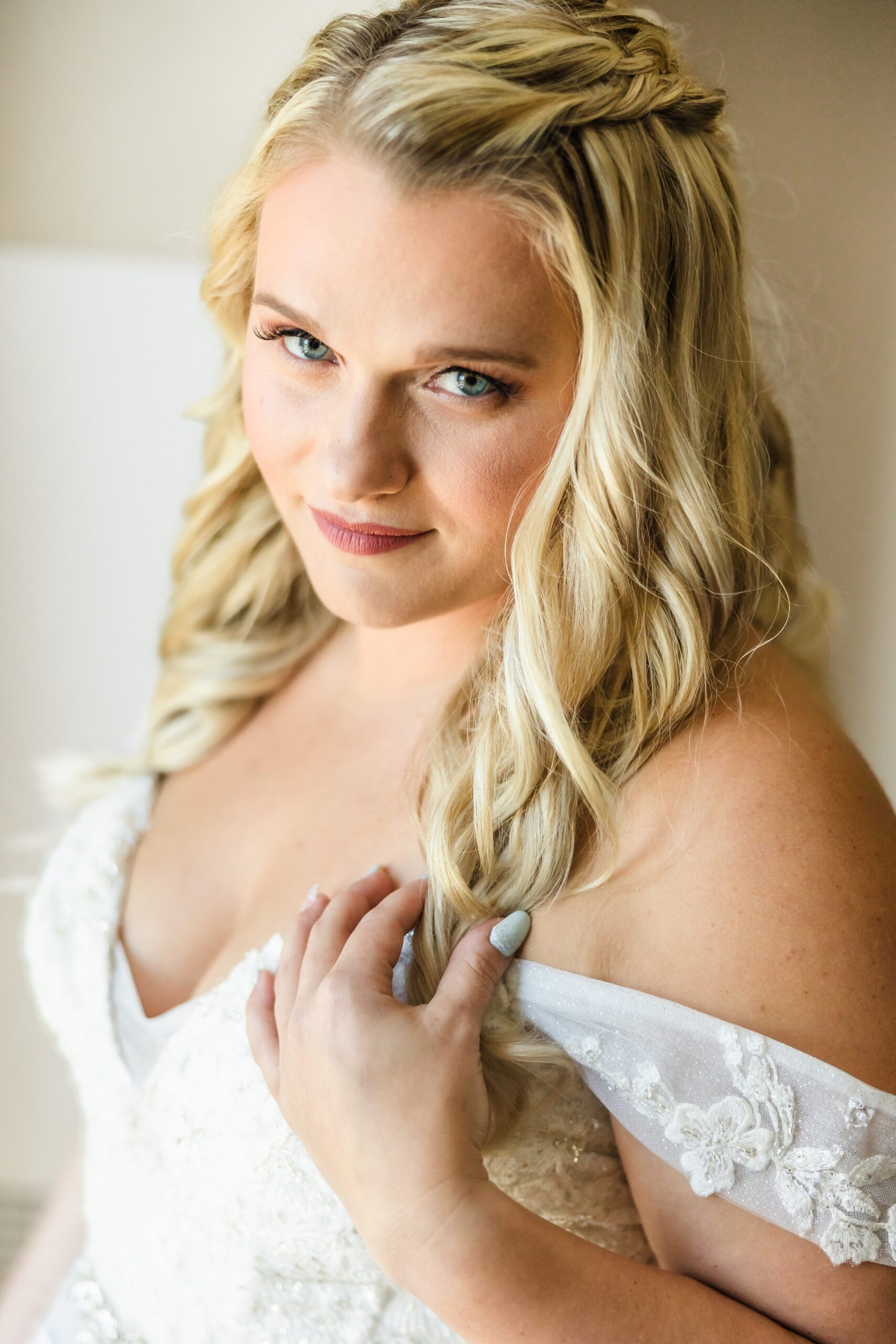 Bridal Portrait during a wedding at the Destihl Brewery in Normal, Illinois.