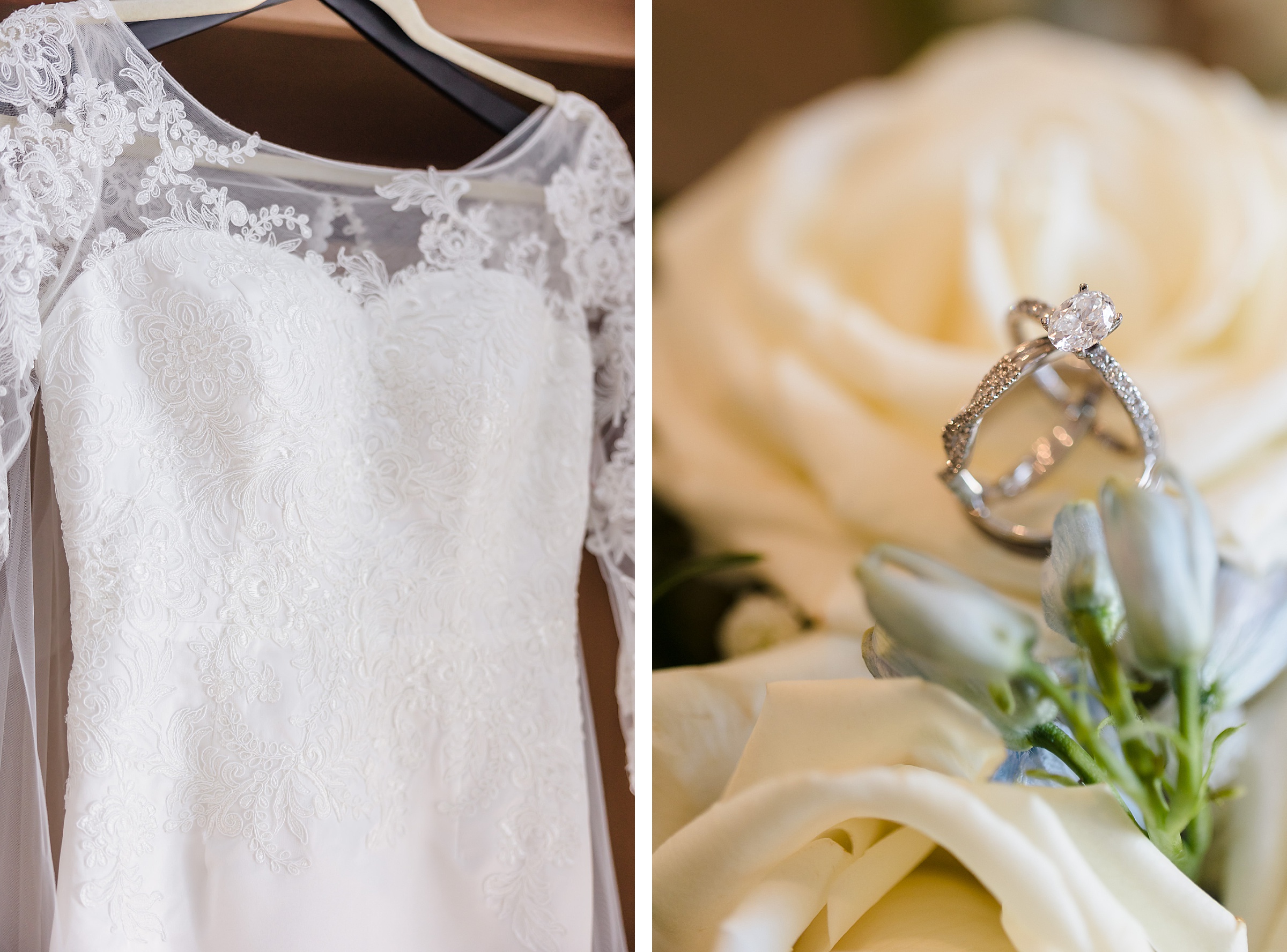 Bridal details during a wedding at the Ritz Charles in Carmel, Indiana