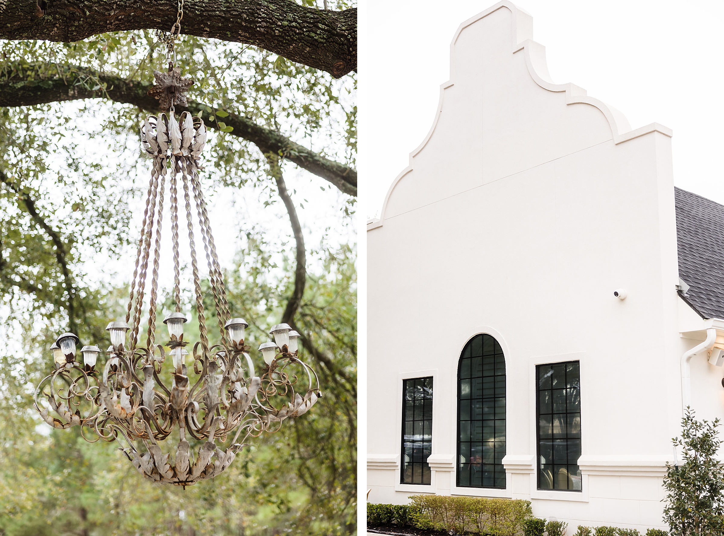 Wedding details at the Peach Orchard venue in Spring, Texas.